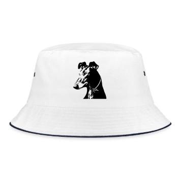 Tête de Galgo - Bob - blanc/marine - Devant