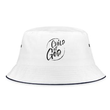 Child of God - Bucket Hat - Weiß/Navy - Vorne