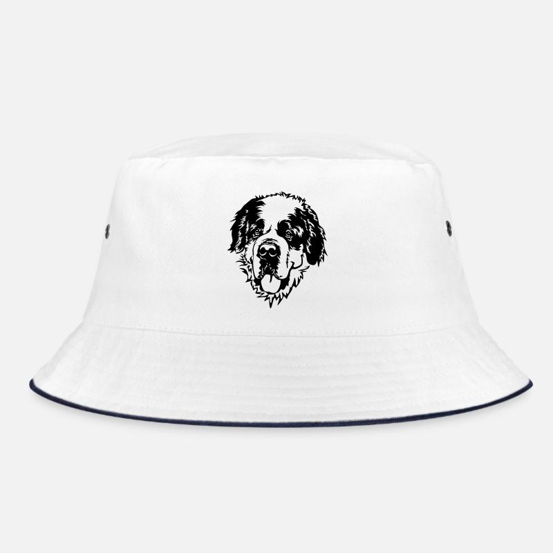 Bernhardiner Kopf Bucket Hat