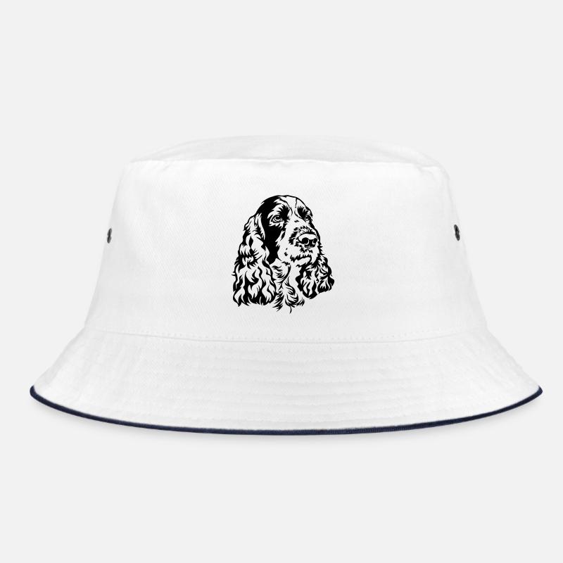 Englischer Springer Spaniel Kopf Bucket Hat