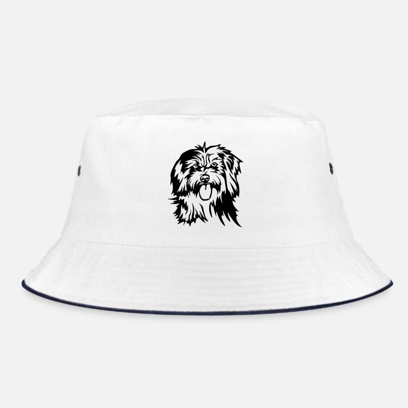 Berger des Pyreneés Kopf Bucket Hat