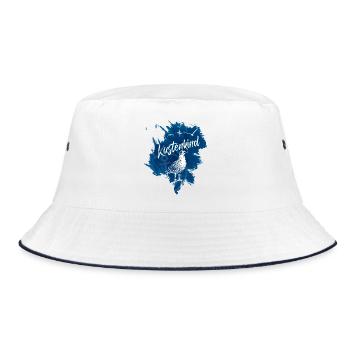 Baltic Sea Love Seagulls Coastal Child - Bucket Hat - white/navy - Front