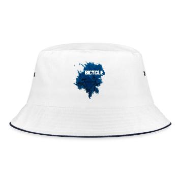 Bicycle Bicycle Cycling - Bucket Hat - white/navy - Front