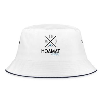 Heimat - Bucket Hat - Weiß/Navy - Vorne