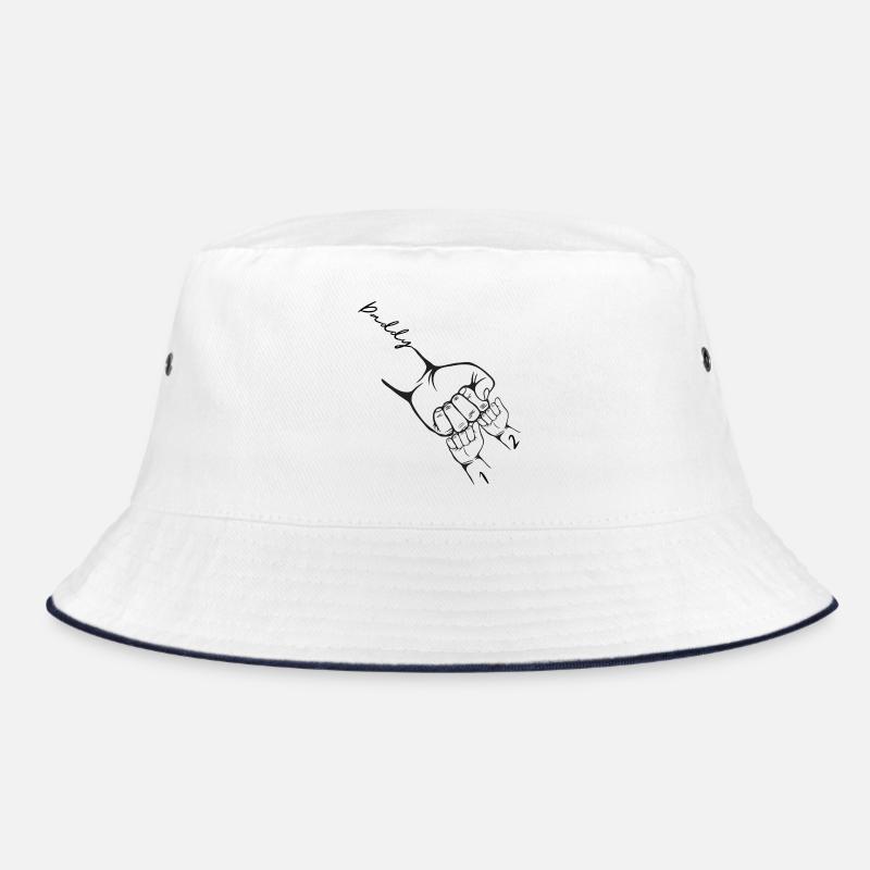 Custom Dad 2 Child Personalized Bucket Hat