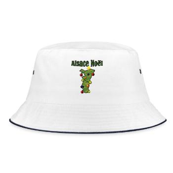 Alsace Noël Sapin - Bob - blanc/marine - Devant