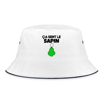 ça sent le sapin - Bob - blanc/marine - Devant