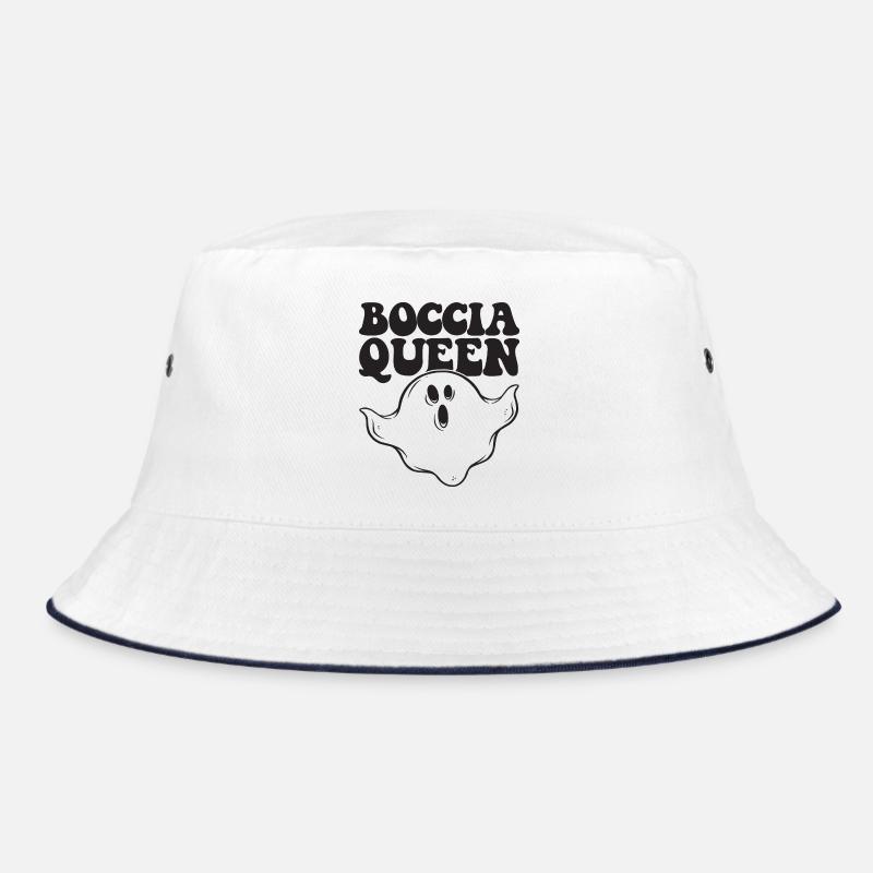Boccia Queen Boulekugel Halloween Kostüm Geist Bucket Hat