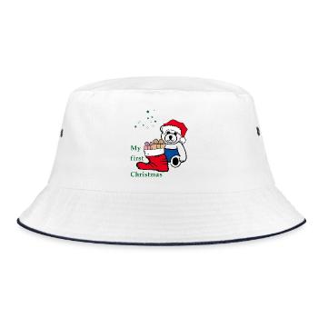 Mon premier Noël - Bob - blanc/marine - Devant
