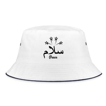 La paix arabe avec les étoiles - Bob - blanc/marine - Devant