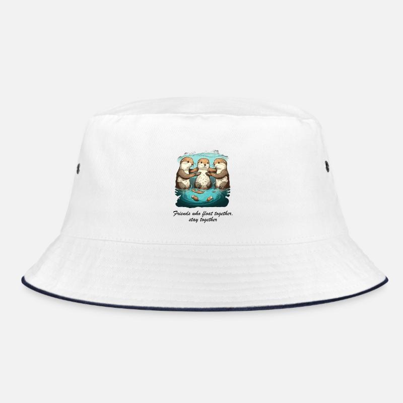 Friends who float together stay together Bucket Hat