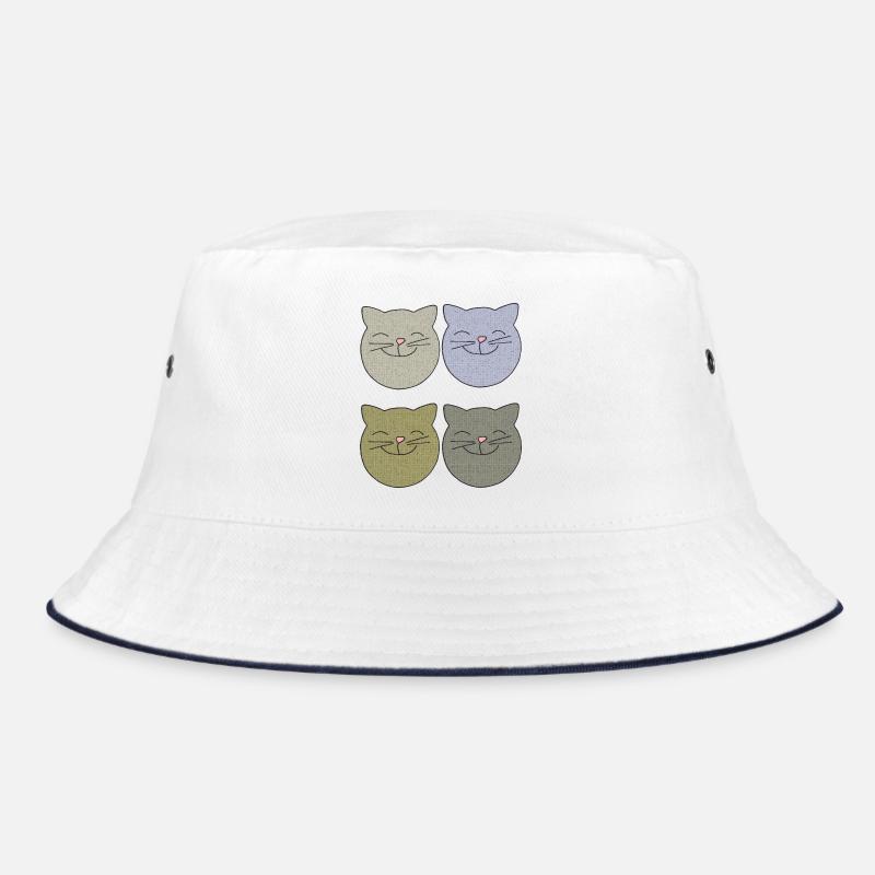 katzen 4er pack Bucket Hat