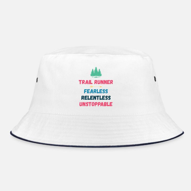 Trail Runner - Fearless. Relentless. Unstoppable. Bucket Hat