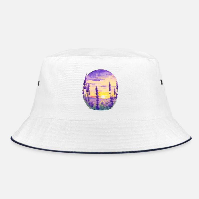 Lavender field Bucket Hat