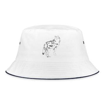 Loup - Bob - blanc/marine - Devant