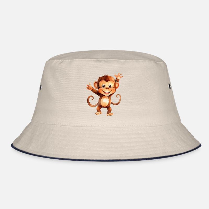 Monkey monkey class Bucket Hat