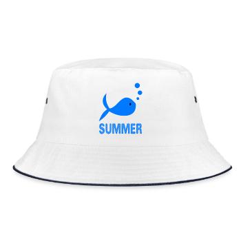 RETIREMENT. HAPPY RETIREMENT. HAPPY RETIREMENT - Bucket Hat - white/navy - Front