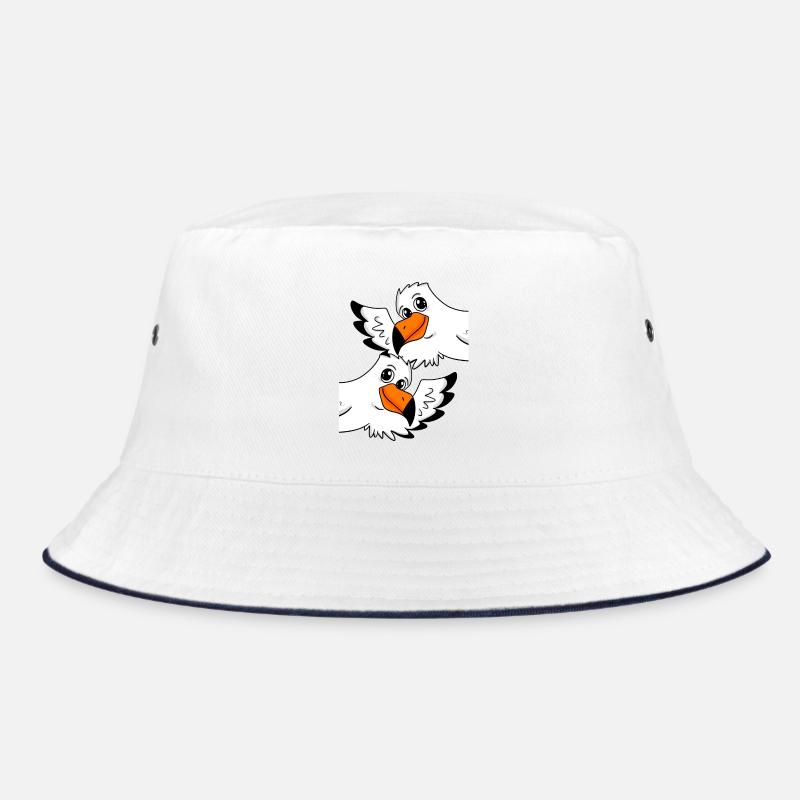 Seagull Greeting Welcome Bucket Hat