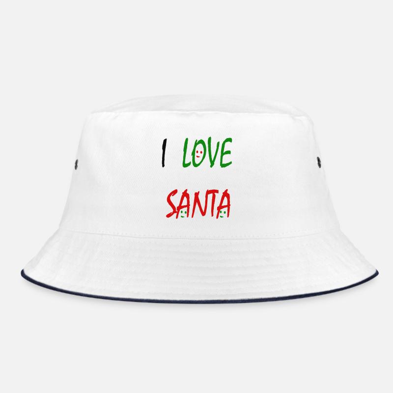 Ich liebe den Weihnachtsmann Bucket Hat