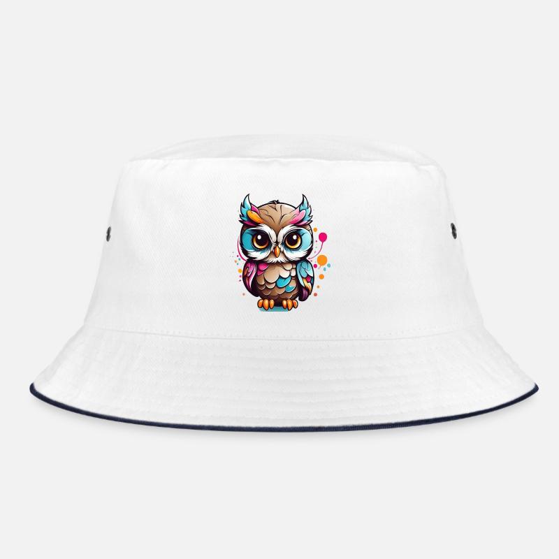 Figurine de hibou colorée dans le style Pop Art Bob