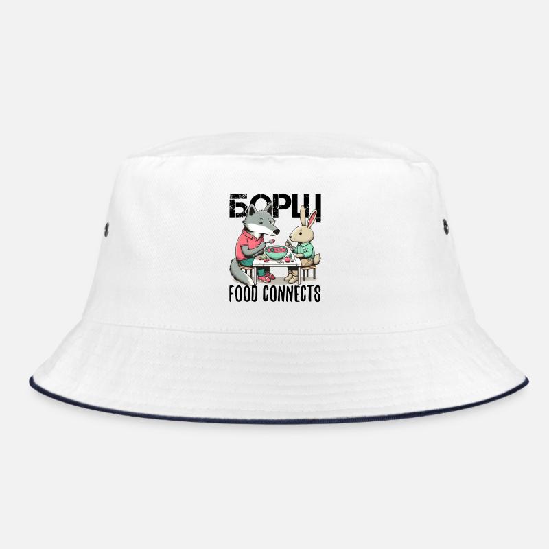 Borschtsch Borsch Wolf und Hase Geschenk Bucket Hat