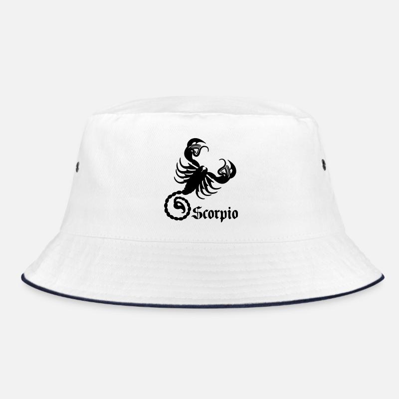 Zodiac sign sign image Scorpio Bucket Hat