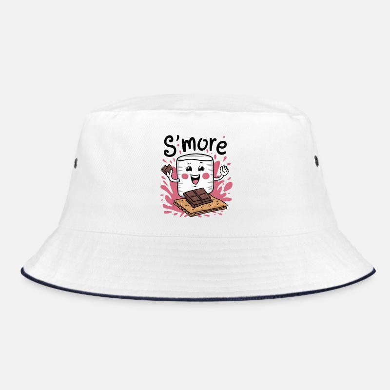 Happy S'more Connoisseur with Chocolate Bucket Hat