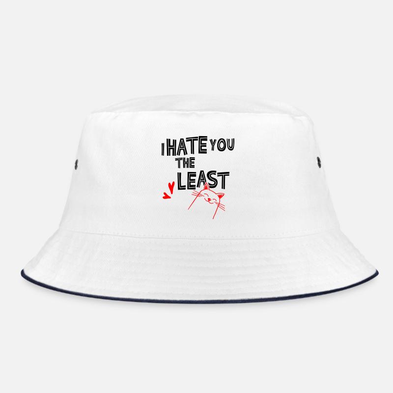 I hate you the least Bucket Hat