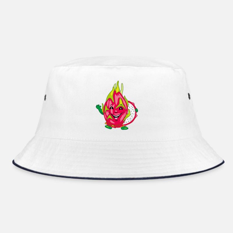 Lächelnde Pitaya-Drachenfrucht Bucket Hat