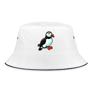 Puffin - Bucket Hat - white/navy - Front