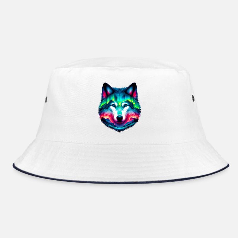 Loup - Bob - blanc/marine