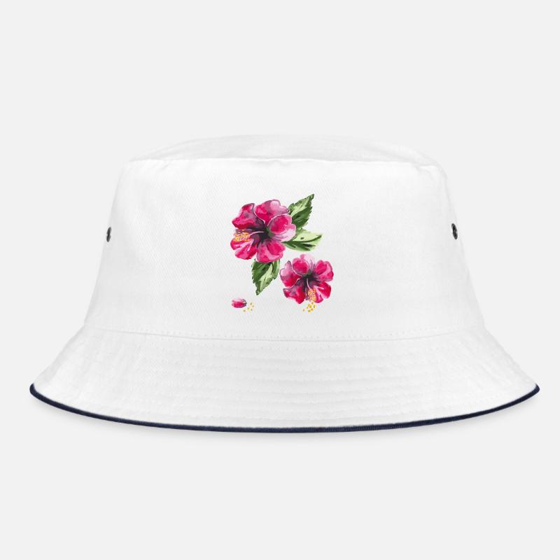 Hibiscus flowers Bucket Hat