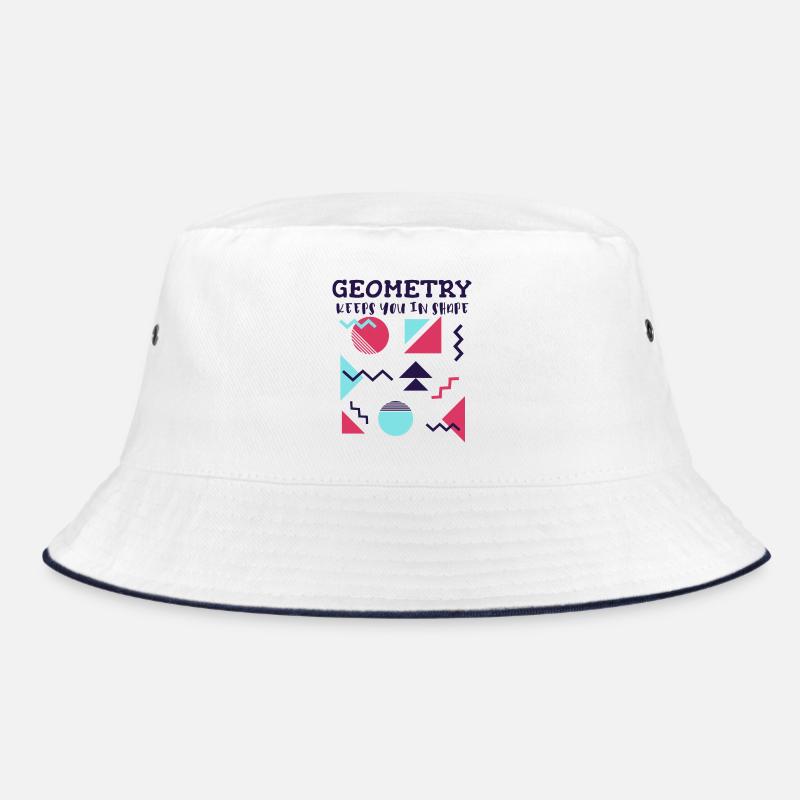Geometrie hält dich in Form, Abstrakte Mathe Kunst Bucket Hat