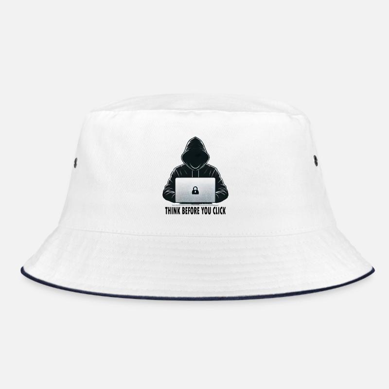 Think Before You Click - Cybersecurity Awareness Bucket Hat