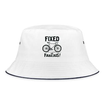 Vélo Fixies Vélo Urban City Style - Bob - blanc/marine - Devant