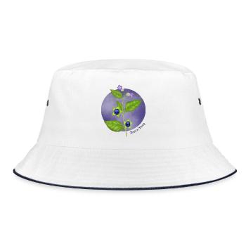 Devil's Berry - Bucket Hat - white/navy - Front