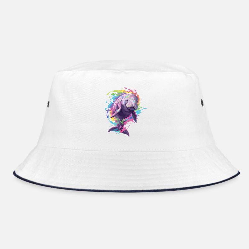 Dugong Fork-tailed Cow Manatee Guinea Pig Sirenia Bucket Hat