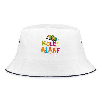 Kölle Alaaf Carnival - Bucket Hat - white/navy - Front