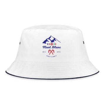 Plus haute montagne des Alpes du Mont-Blanc - Bob - blanc/marine - Devant