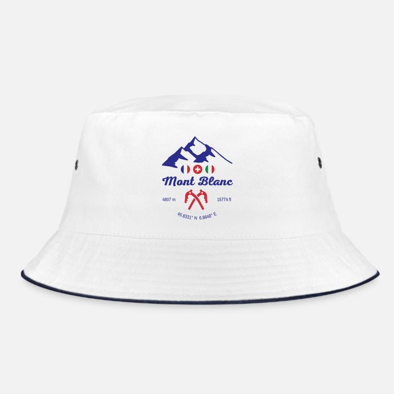 Mont Blanc Alps Highest Mountain Bucket Hat