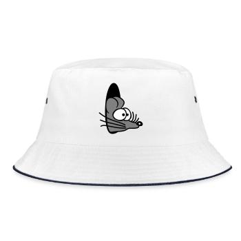Trou de souris Trou de souris Trou de souris Peeps Mignon Drôle Bande dessinée - Bob - blanc/marine - Devant