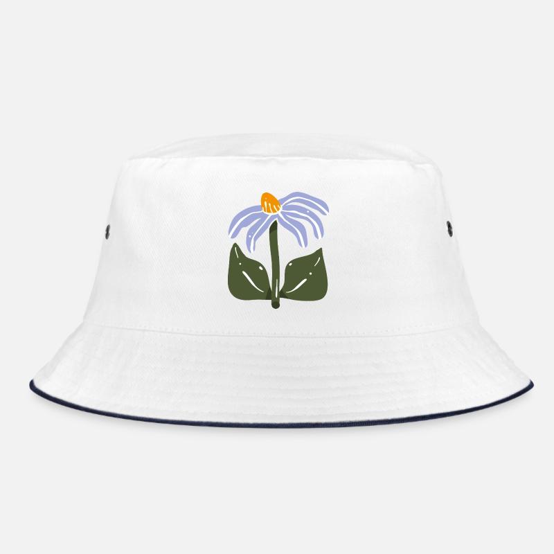 Stilisierte Wildblume Bucket Hat