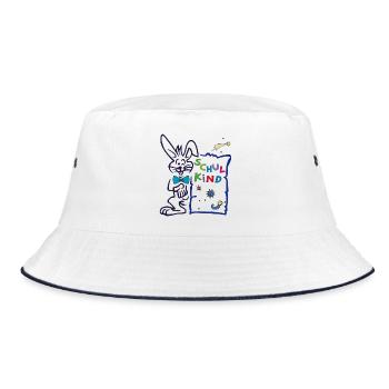 Schulstart Schulkind - Bucket Hat - Weiß/Navy - Vorne