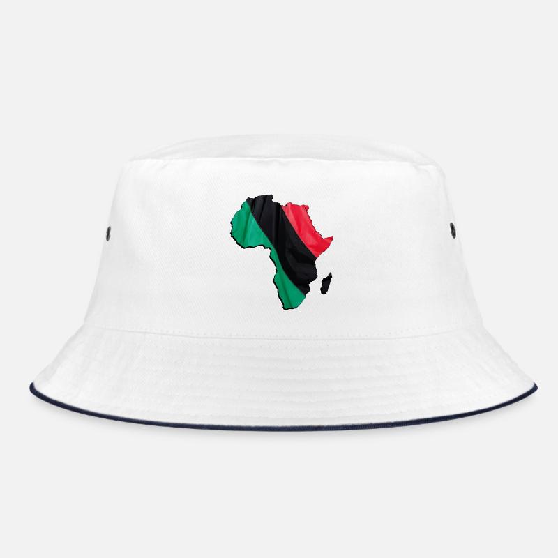 Carte du drapeau panafricain en Afrique Bob