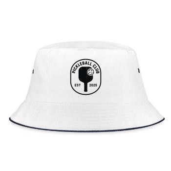Club de pickleball 2025 - Bob - blanc/marine - Devant