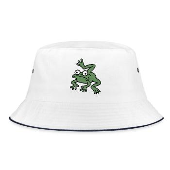Cuisse de grenouille Derpy - Bob - blanc/marine - Devant