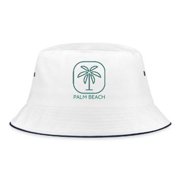 Palm Beach Beach Holidays - Bucket Hat - white/navy - Front