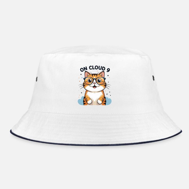 Illustration de chat mignon avec des lunettes Bob