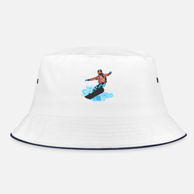 Snowboarding Bucket Hat