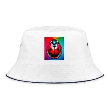 ladybird - Bucket Hat - white/navy - Front